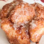 Monkey Bread Muffin on a white plate
