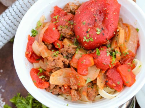 Slow Cooker Spaghetti Sauce Set It And Forget It Our Zesty Life