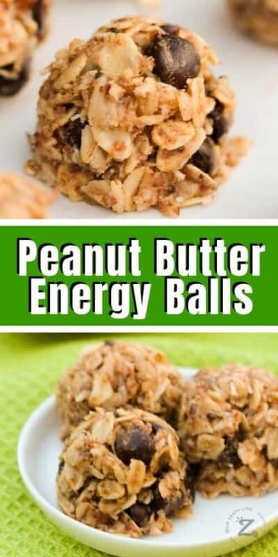 Homemade Peanut Butter Energy Balls - Our Zesty Life