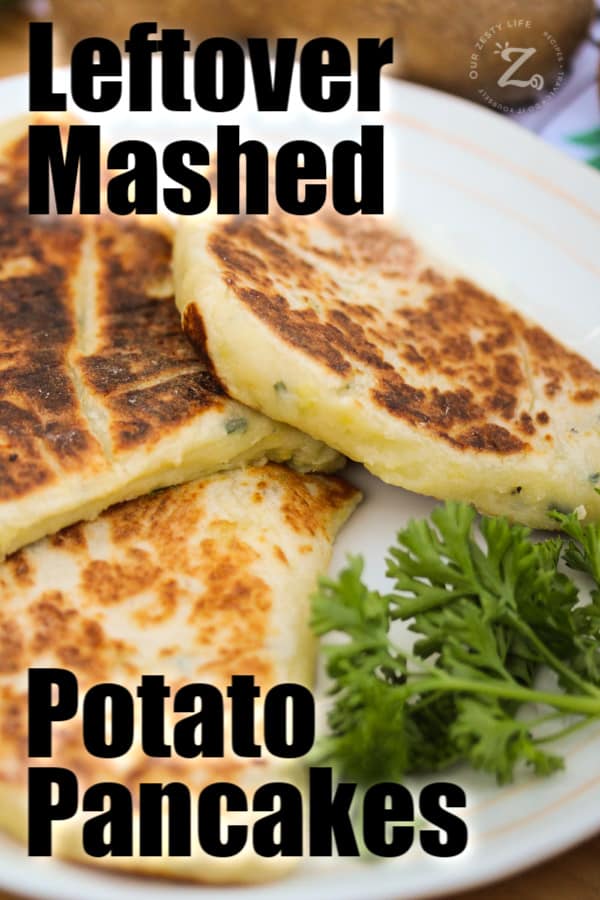 Leftover mashed potato pancakes