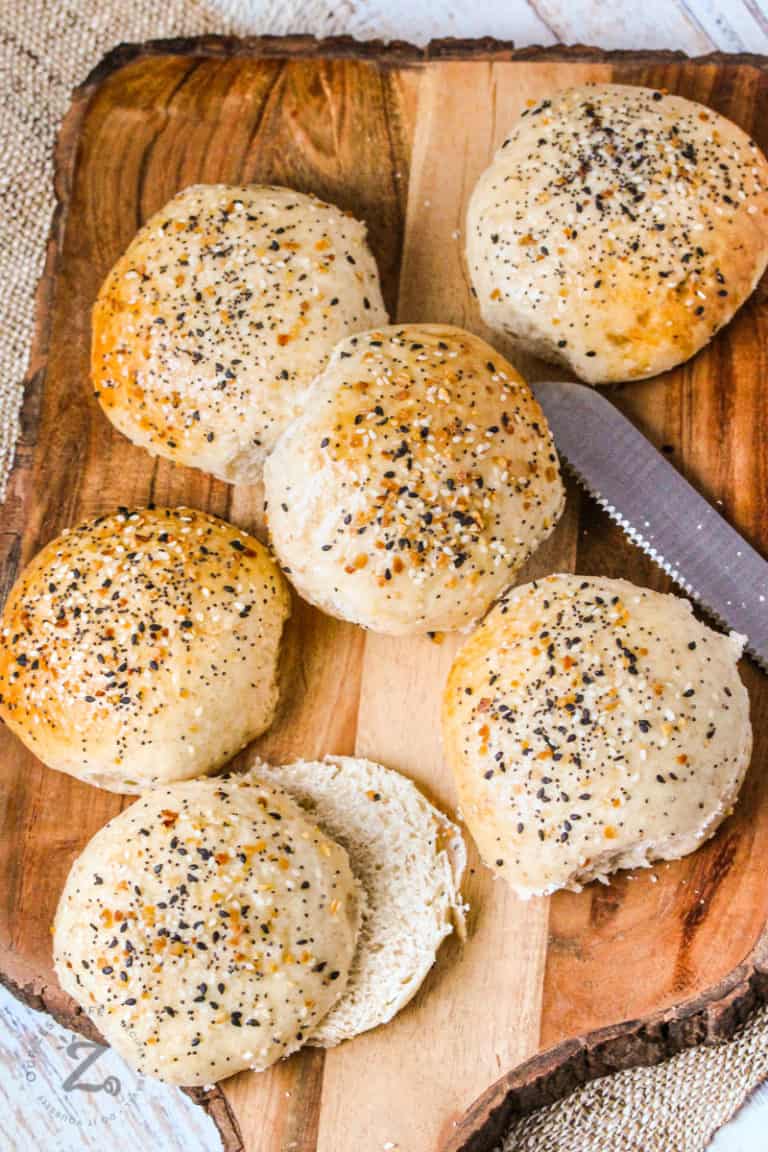 Homemade Hamburger Buns [Light & Fresh!] - Our Zesty Life