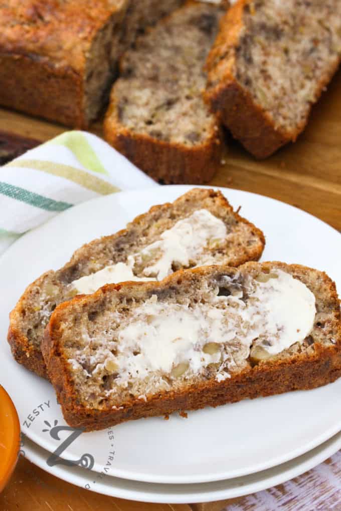 Banana Walnut Bread Recipe {Made From Scratch!} - Our Zesty Life
