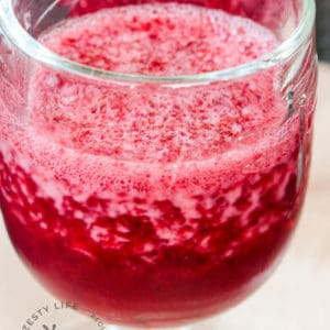 Cherry Margarita in a glass