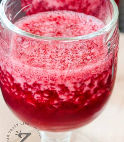 Cherry Margarita in a glass