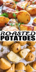 Oven Roasted Potatoes {Crispy & Tender!} - Our Zesty Life