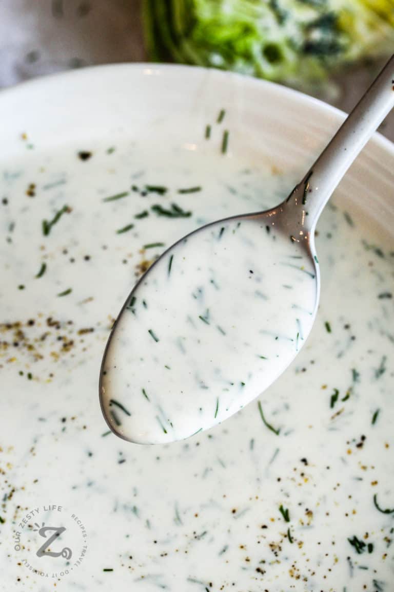 Creamy Dill Dressing (Ready in 15 Minutes!) - Our Zesty Life