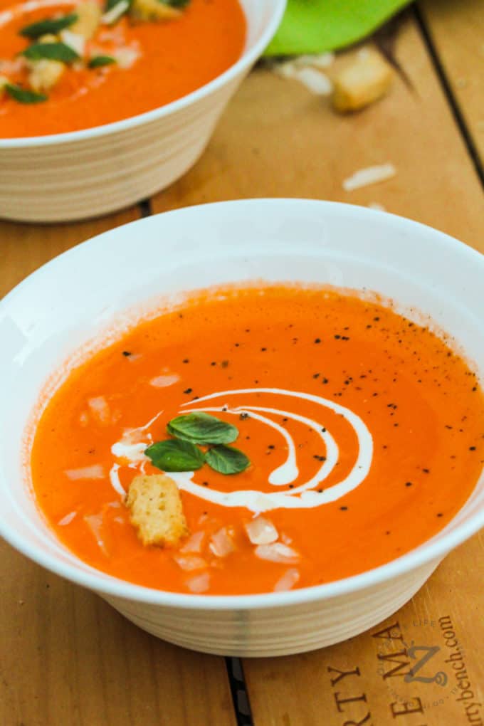 Creamy Tomato Soup (Ready in 25 Minutes!) - Our Zesty Life