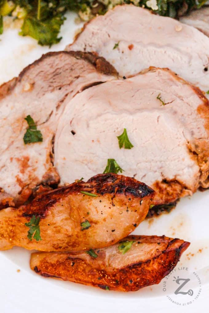 Pork Loin Roast With Pears [So Flavorful!] Our Zesty Life