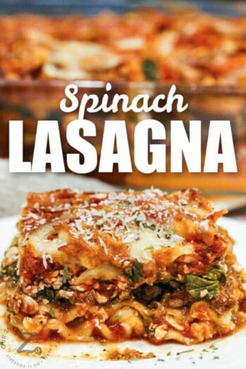 Spinach Lasagna [Easy and Versatile Recipe!] - Our Zesty Life