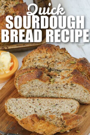 Sourdough Soda Bread (Ready in just 1 hour!) - Our Zesty Life