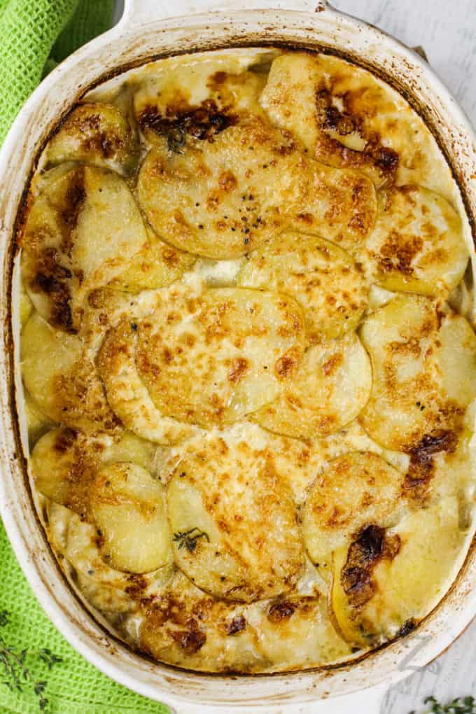 Cheesy Scalloped Potatoes (Homemade Recipe!) - Our Zesty Life