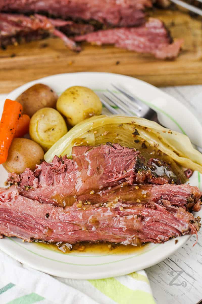 Instant Pot Corned Beef and Cabbage (Easy Irish Dinner!) - Our Zesty Life