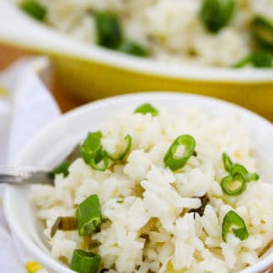 close up of cooked Lemon Rice