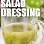 Greek Salad Dressing with a title