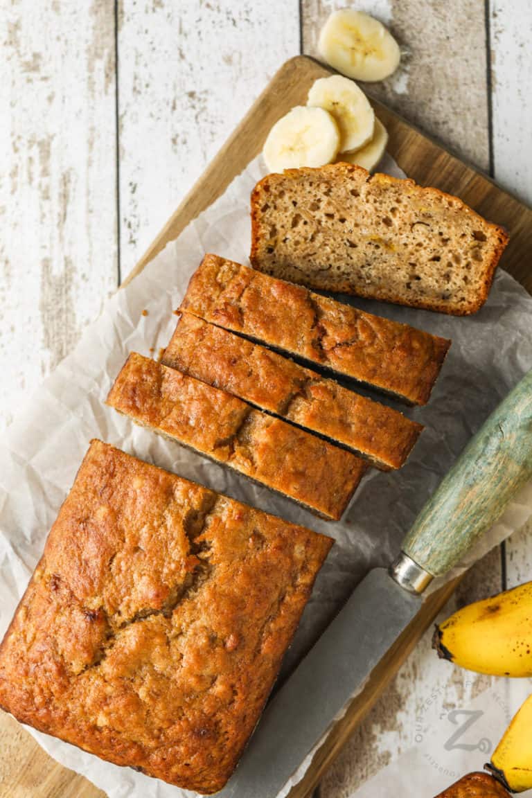 Sourdough Banana Bread (Ready In Under 1 Hour!) - Our Zesty Life
