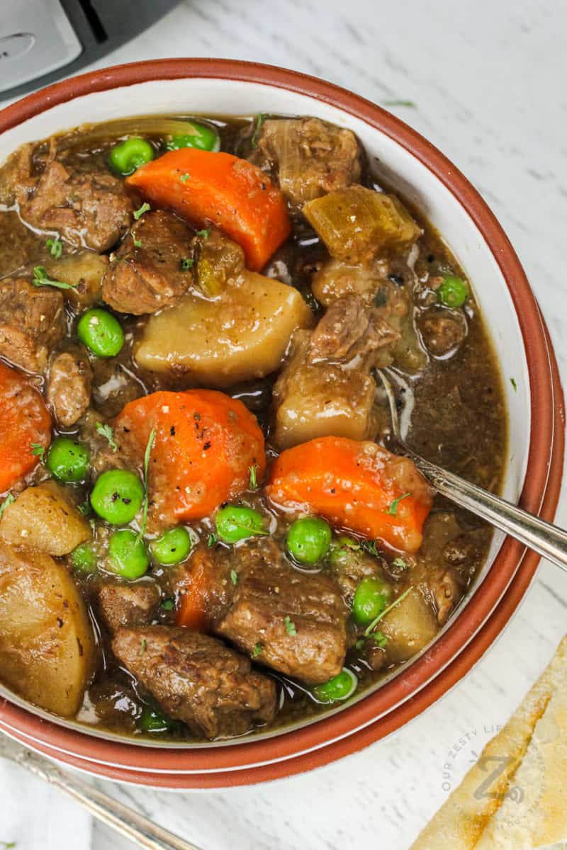 close up of Beef Stew