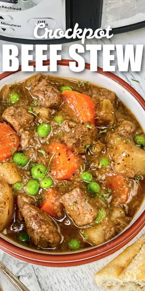 Easy Slow Cooker Beef Stew Recipe - Alphafoodie