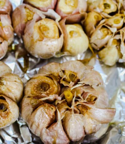 close up of Smoked Garlic