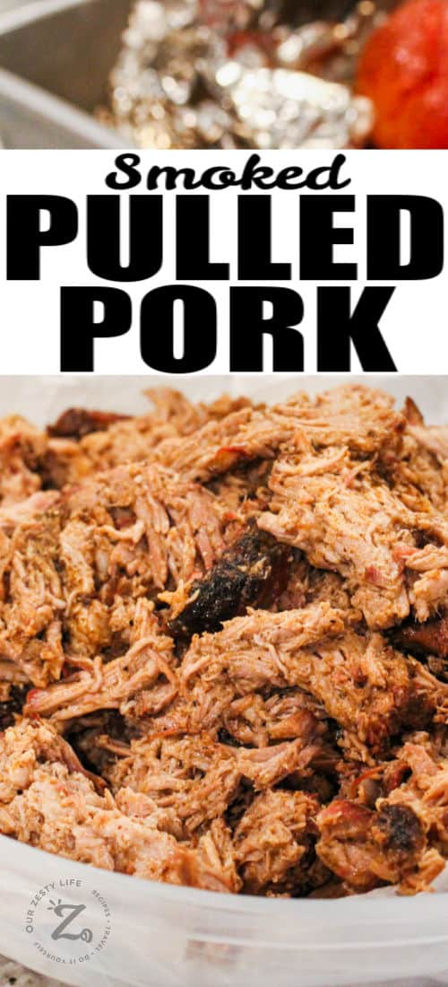 Smoked Boston Butt Recipe with a title