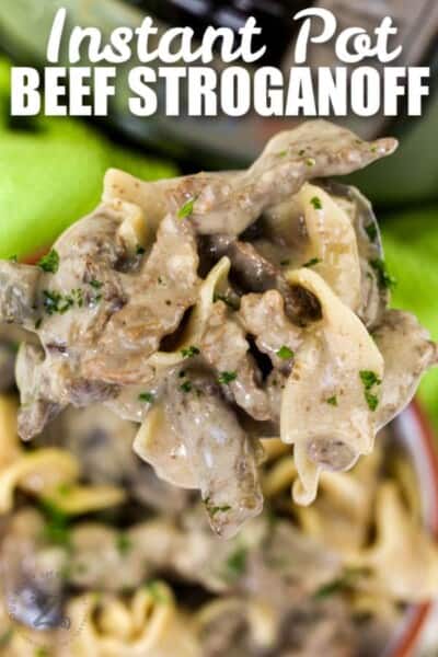 Instant Pot Beef Stroganoff(Easy & Creamy!) - Our Zesty Life