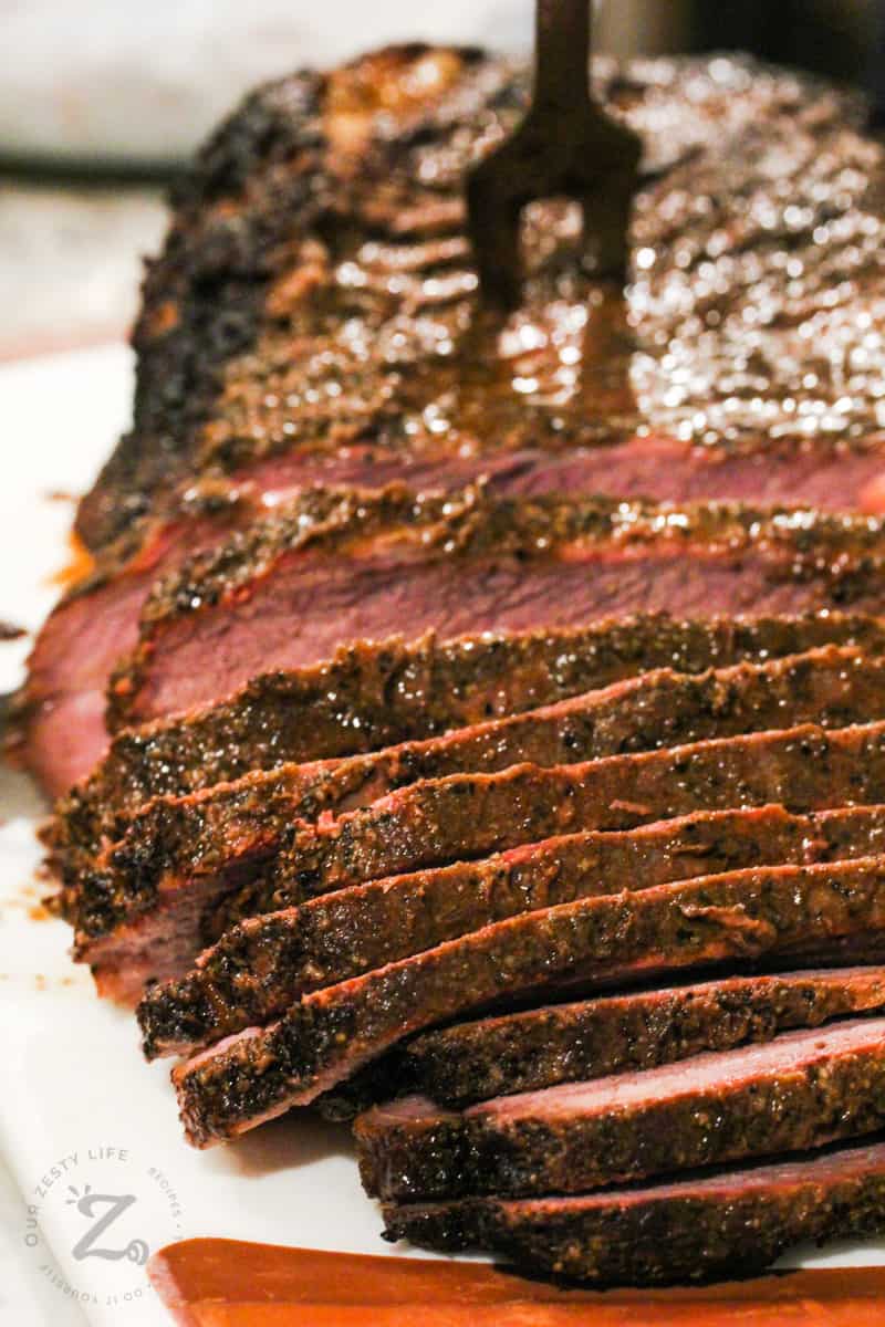 slices of cooked Smoked Beef Brisket