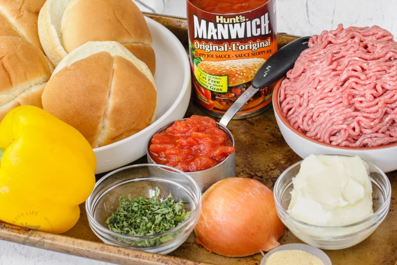 ingredients to make Manwich Sloppy Joe