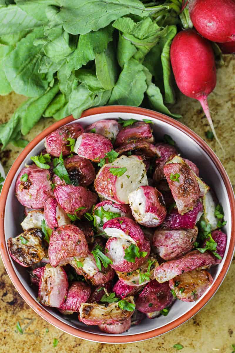 Oven Roasted Radishes (Low Carb!) - Our Zesty Life