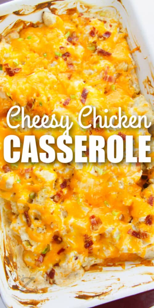 Crack Chicken Casserole (Easy Dinner Idea!) - Our Zesty Life