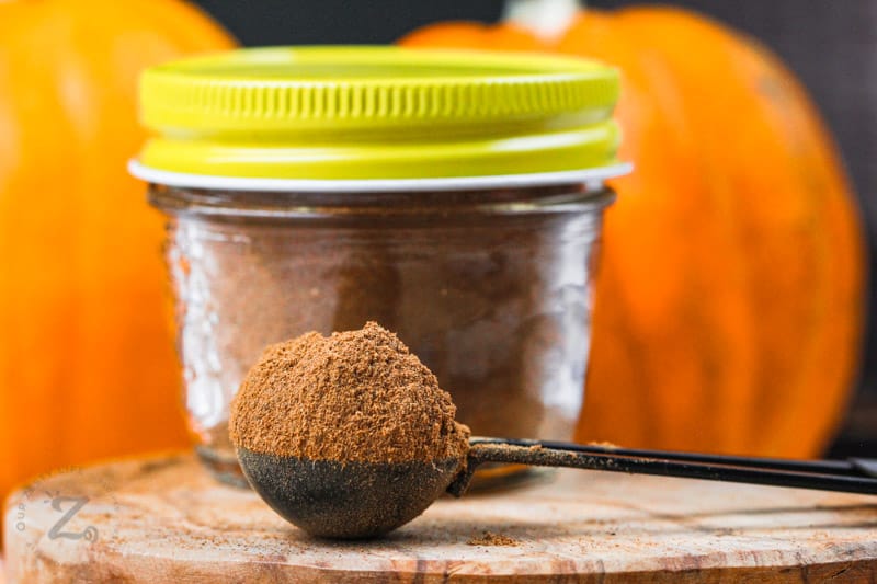 close up of a spoon full of Pumpkin Spice