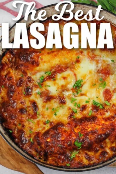 Skillet Lasagna (Easy Comfort Food Recipe!) - Our Zesty Life