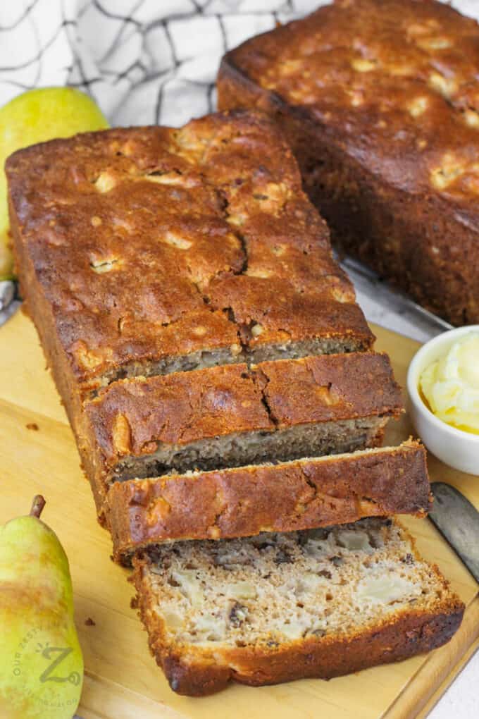 Fresh Pear Bread (Easy Quick Bread Recipe!) Our Zesty Life