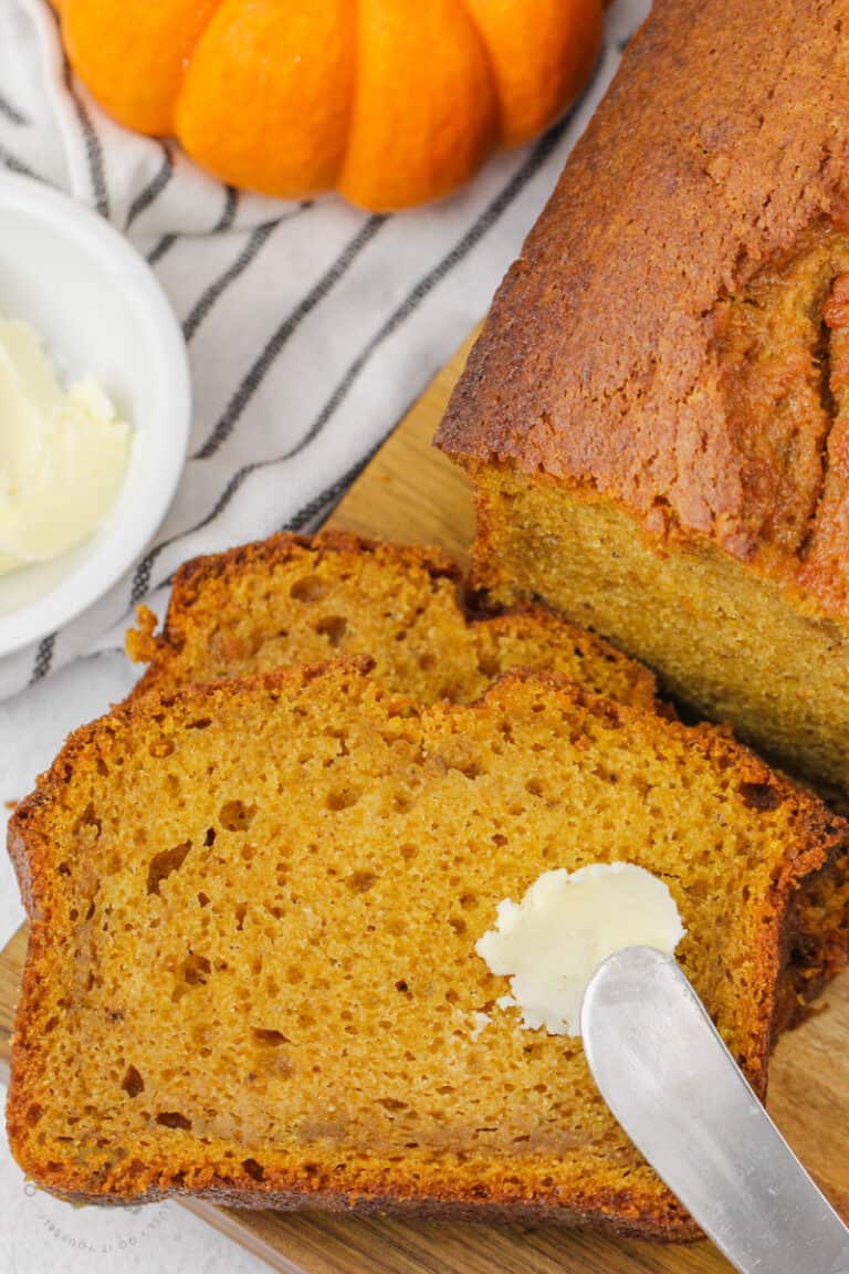 Pumpkin Loaf (Perfect Fall Inspired Recipe!) - Our Zesty Life