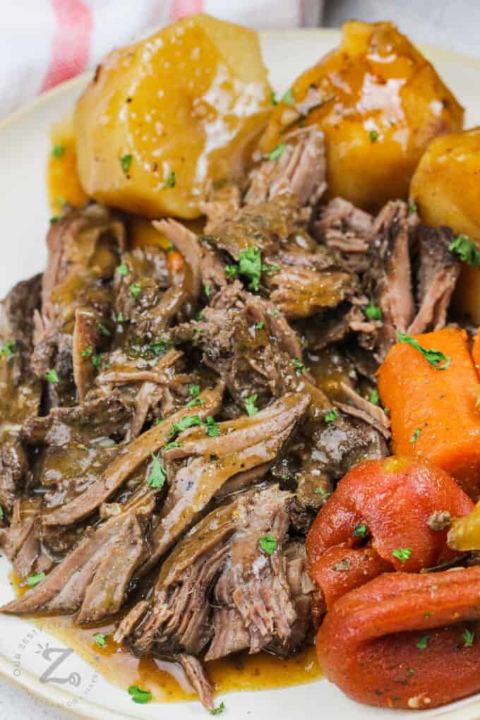 Instant Pot Beef Pot Roast (Recipe with 20 Minute Prep!) - Our Zesty Life