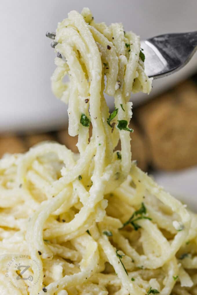 Simple Parmesan Pasta With Lemon (In under 30 Min!) Our Zesty Life