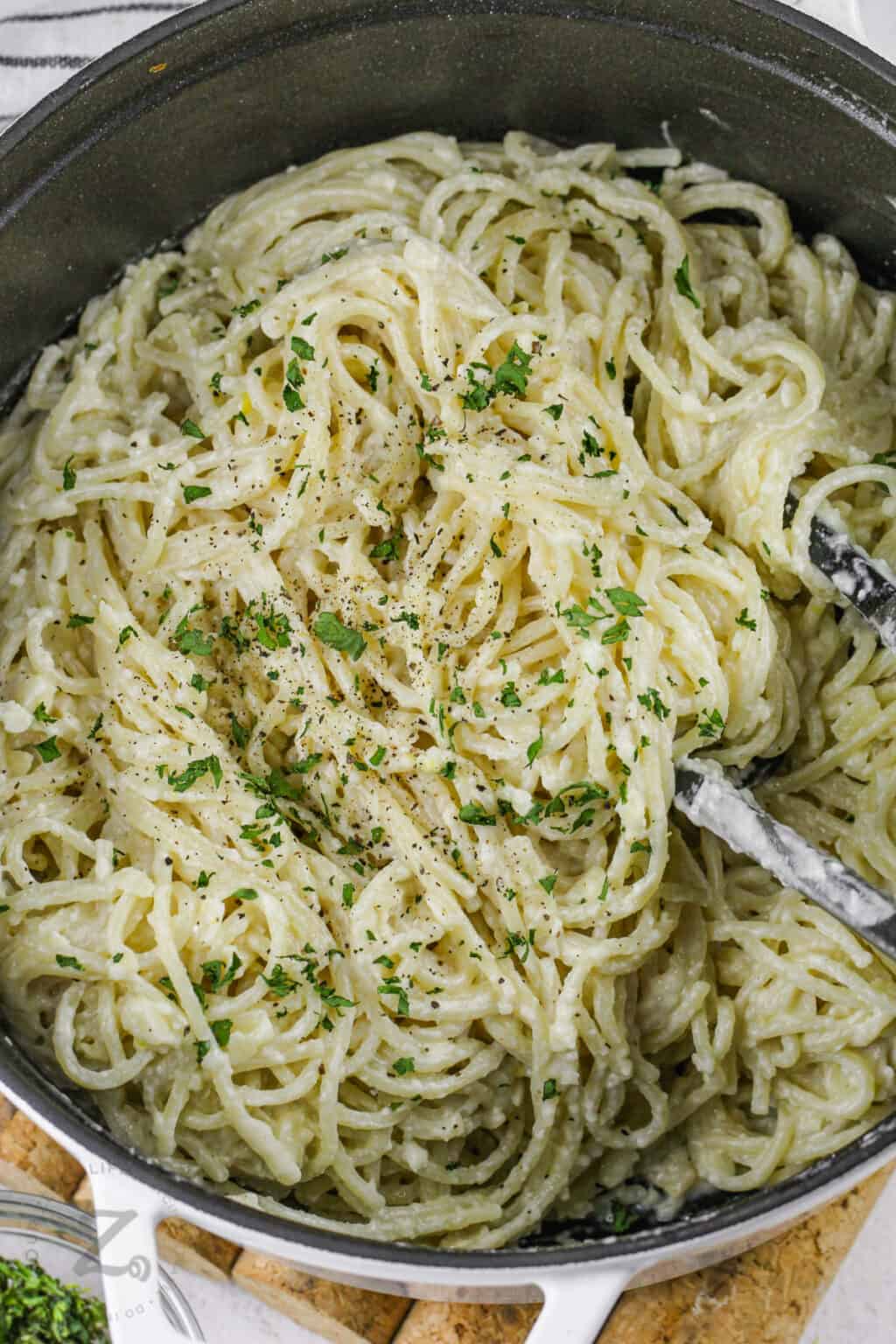 Simple Parmesan Pasta With Lemon (In under 30 Min!) - Our Zesty Life