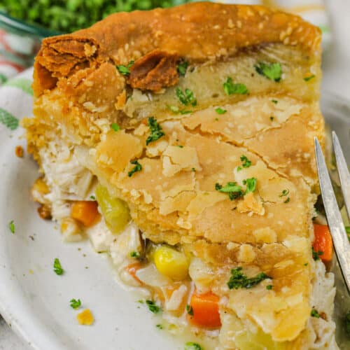 Easy Chicken Pot Pie with Frozen Vegetables - CopyKat Recipes