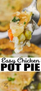 Chicken Pot Pie (Quick & Easy Recipe) - Our Zesty Life