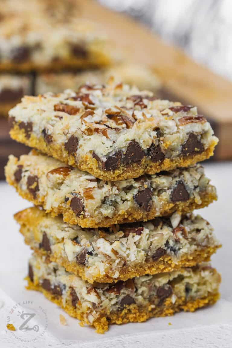 Magic Cookie Bars (Easy 15 Minute Prep!) Our Zesty Life