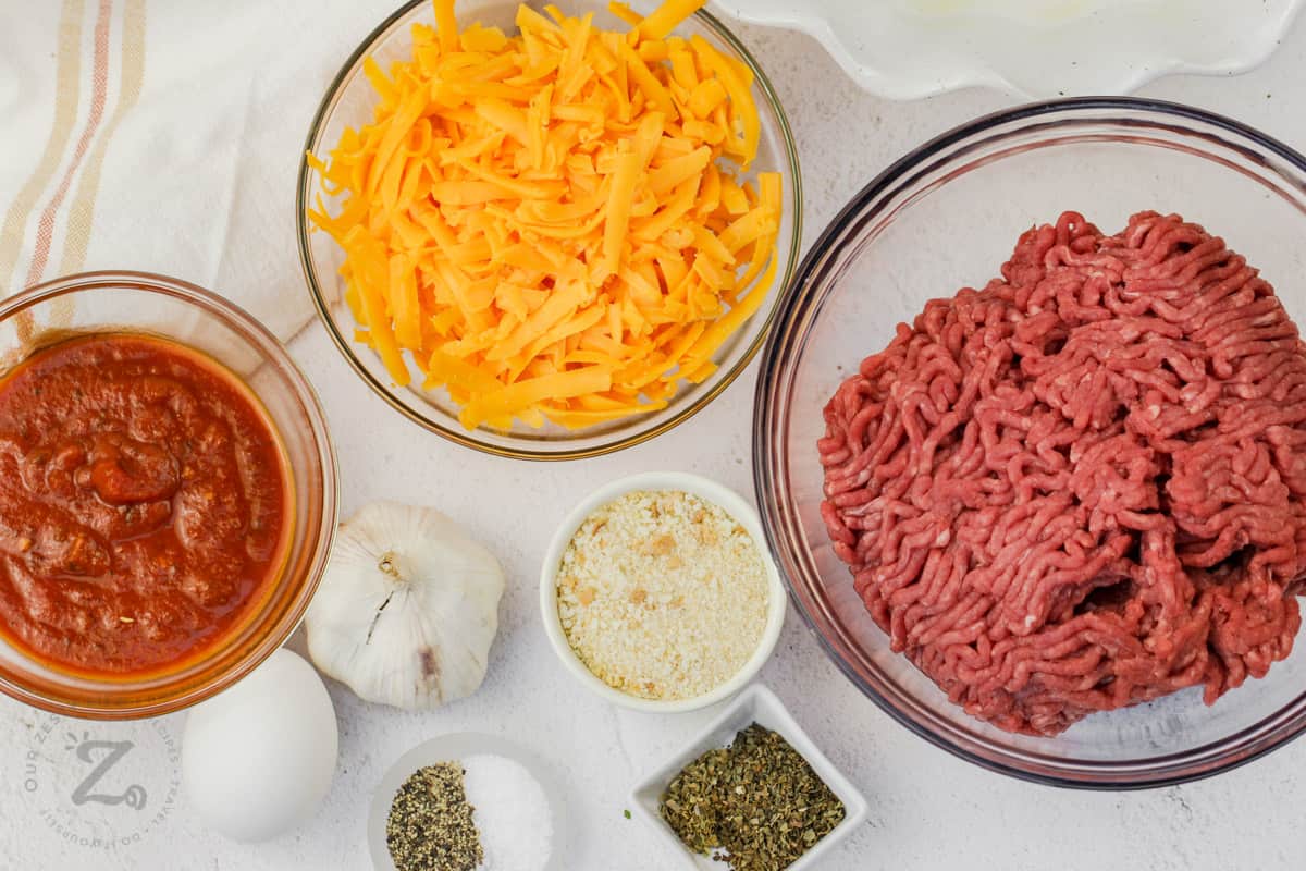 ingredients to make Quick Easy Meatloaf