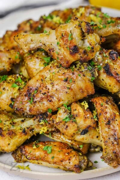 Lemon Pepper Chicken Wings (Zesty, Tangy & Delicious!) - Our Zesty Life
