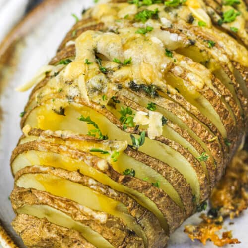 Hasselback Potato Recipe (Delish Side Dish!) - Our Zesty Life
