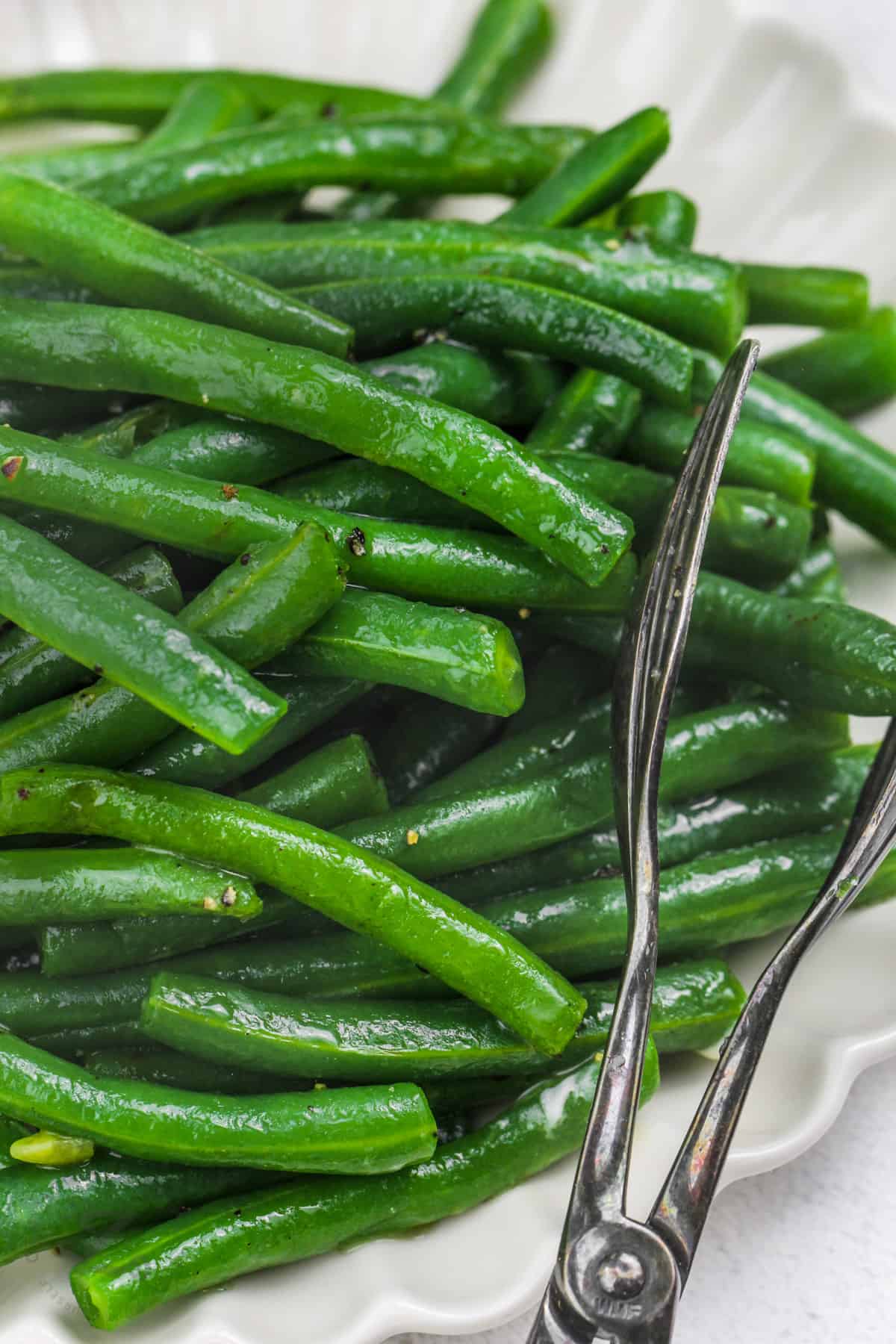 close up of cooked Green Beans