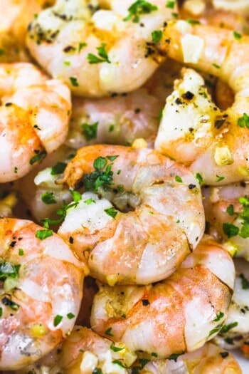 close up of shrimp to make Grilled Shrimp Skewers