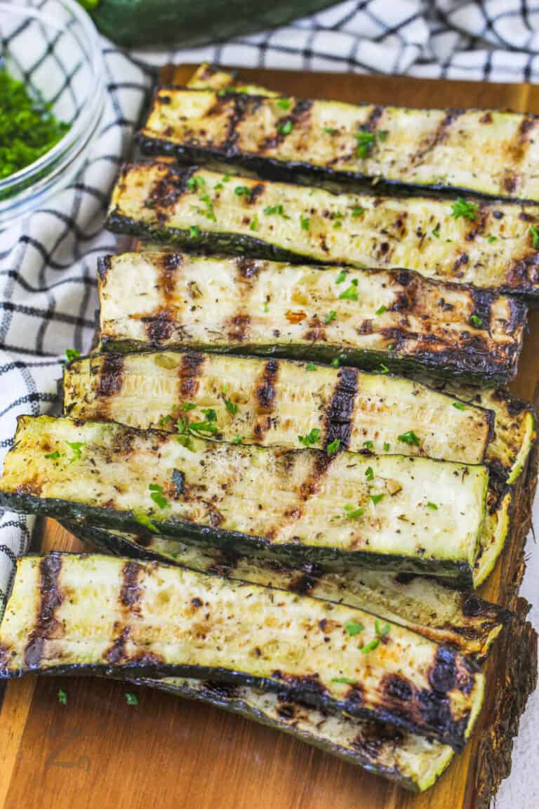 Grilled Zucchini (Best Summer Side Dish Recipe!) - Our Zesty Life