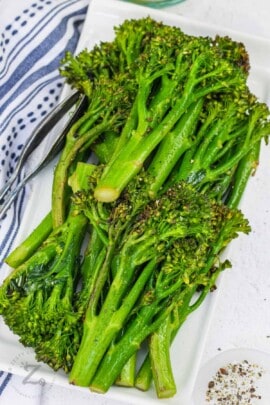 plated Sauteed Broccolini