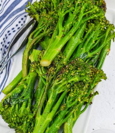 plated Sauteed Broccolini