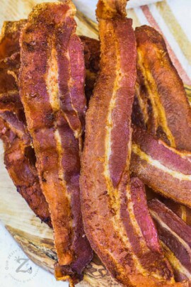 cooked Air Fryer Bacon