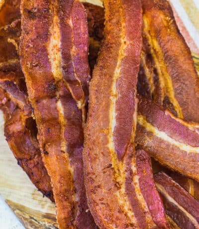 cooked Air Fryer Bacon