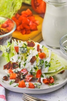 plated Wedge Salad