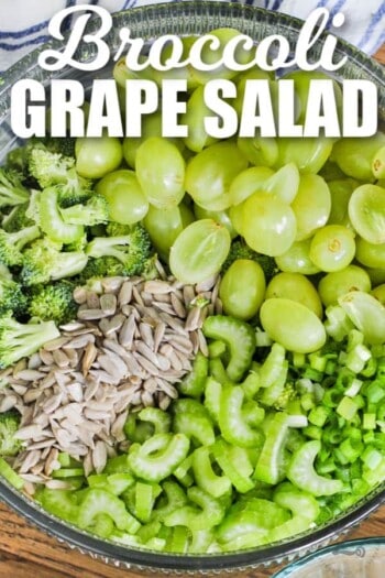 Broccoli Grape Salad (Ready In Minutes!) - Our Zesty Life